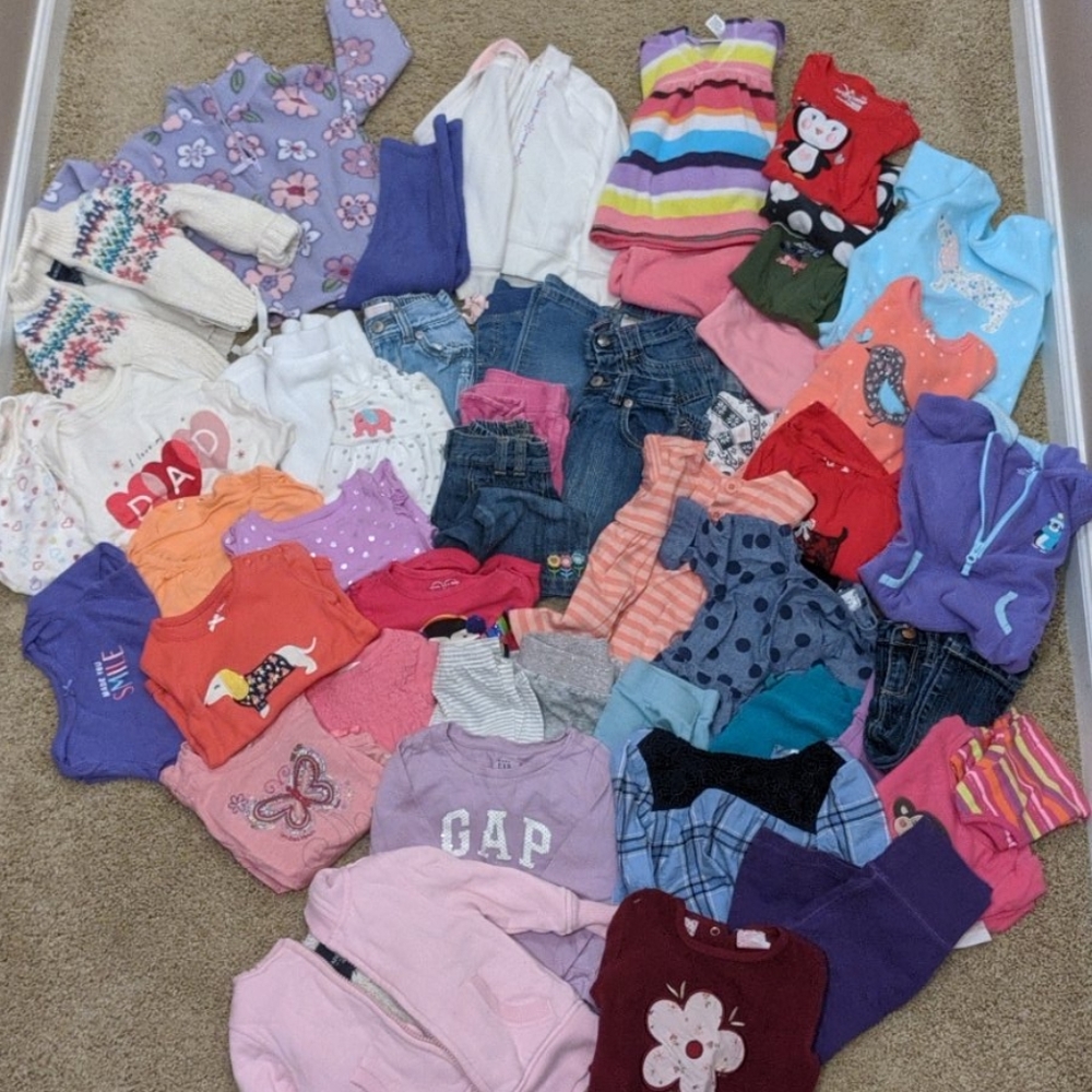 12 month winter girls lot